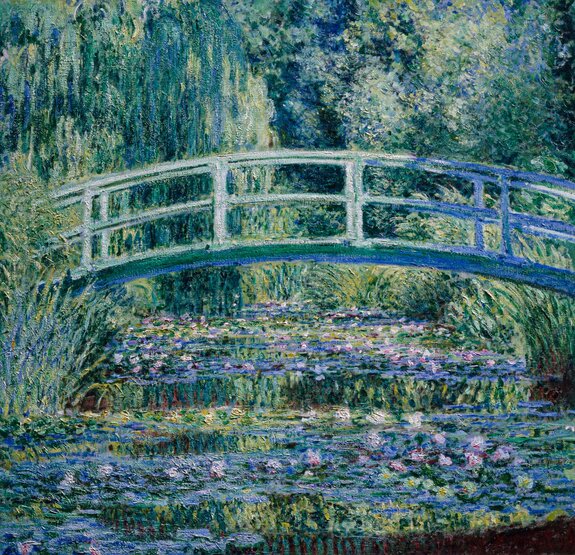 Claude monet lilie wodne i most japoński