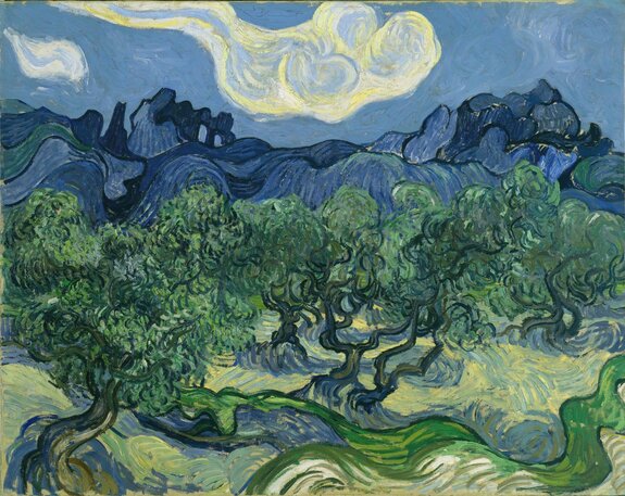 Van gogh drzewa oliwne 1889